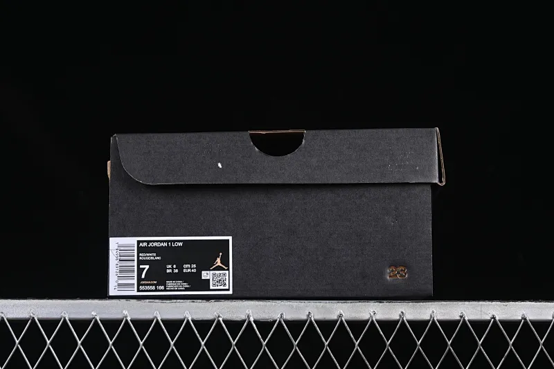 All categories Air Jordan Jordan series basketball shoes Air Jordan 1 Low Air Jordan 1 Low AJ1 Joe 1 white and red color low-top cultural and casual sneakers 553558-166